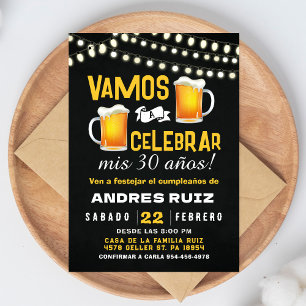 Cheers & Beers Geburtstagseinladung Spanische Einl Einladung