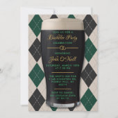 Cheers & Beers Guinness Pint Bachelor Party Einladung (Vorderseite)