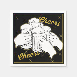 Cheers Beers Party Napkins Serviette