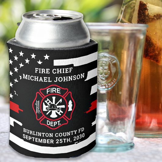 Cheers Beers Personalisiert Firefighter Rentiremen Dosenkühler