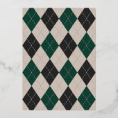 Cheers & Beers Trendy St. Patrick's Day Party Real Folieneinladung (Rückseite)