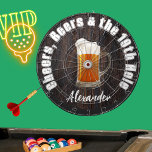 Cheers Beers und das 19. Loch Golf Balls Wood Dartscheibe<br><div class="desc">Dart Board:Golfbälle Cheers Beers und das 19. Hole Beer Drinking Design, mit einer Bierstein-Tasse. Dieses trendige Bier Drinking-Design ist genau das Richtige für Ihren Anlass und macht das personalisierte Geschenk. Es eignet sich hervorragend für Hochzeiten im Abschluss, Partys, Wiedersehen und einfach nur für den Alltag. Unsere einfach zu bedienende Vorlage...</div>