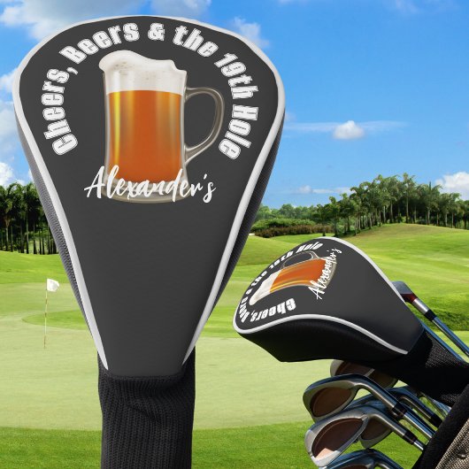 Cheers Beers und das 19. Loch Golf Headcover