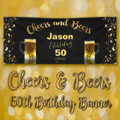 Cheers & Bers 50. Geburtstag Banner