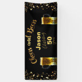 Cheers & Bers 50. Geburtstag Banner (Vertikal)