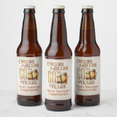 Cheers & Bers 60. Geburtstag Bierflaschenetikett (Flaschen)