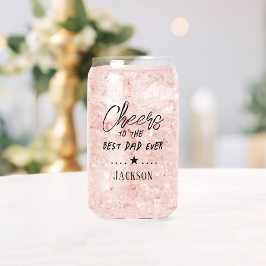 Cheers Best Vater je Vatertag Dosenglas (Insitu (Hochzeit))