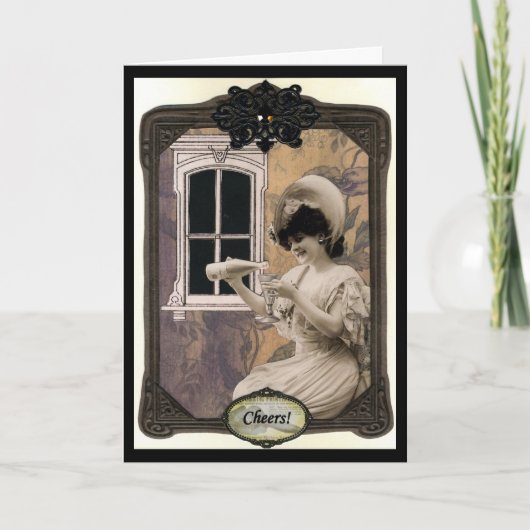 Cheers Birthday Card Karte (Vorderseite)