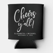 Cheers Black Wedding Dosenkühler (Vorderseite)