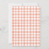 Cheers Brautparty Weinglas Pink Einladung (Rückseite)