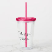 Cheers Brito be Wedding Event Acryltrinkbecher (Vorderseite)