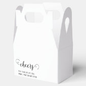 Cheers Brito be Wedding Event Geschenkschachtel (Geöffnet)