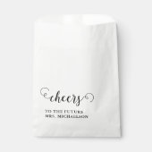 Cheers Brito be Wedding Event Geschenktütchen (Vorderseite)