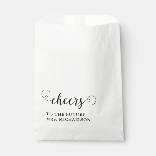 Cheers Brito be Wedding Event Geschenktütchen (Vorderseite)