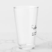 Cheers Brito be Wedding Event Glas (Rechts)