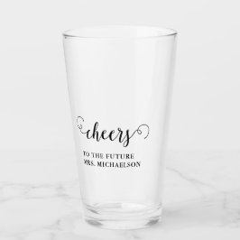 Cheers Brito be Wedding Event Glas