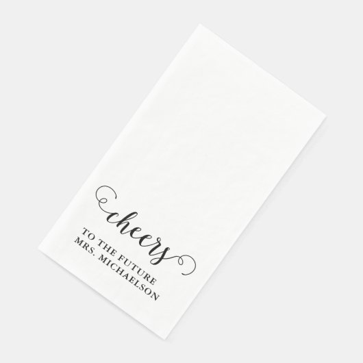 Cheers Brito be Wedding Event Serviette (Ecke)
