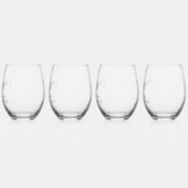 Cheers Brito be Wedding Event Weinglas Ohne Stiel (Links)