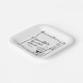 Cheers Brunch und Bubbly Brautparty Pappteller (Gewinkelt)