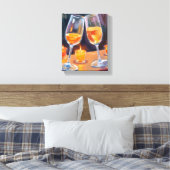 Cheers Champagne | Feierliche Glückwünsche Leinwanddruck (Insitu (Schlafzimmer))