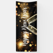 Cheers Champagne Glasses Banner (Vertikal)
