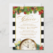 Cheers Champagne Silvester Countdown Party Einladung (Vorderseite)