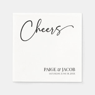 Cheers Classic Moderne Minimal Minimalistische Hoc Serviette