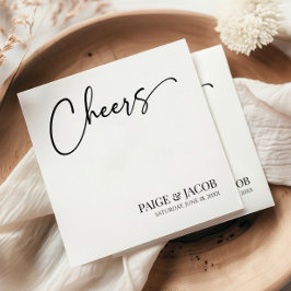 Cheers Classic Moderne Minimal Minimalistische Hoc Serviette