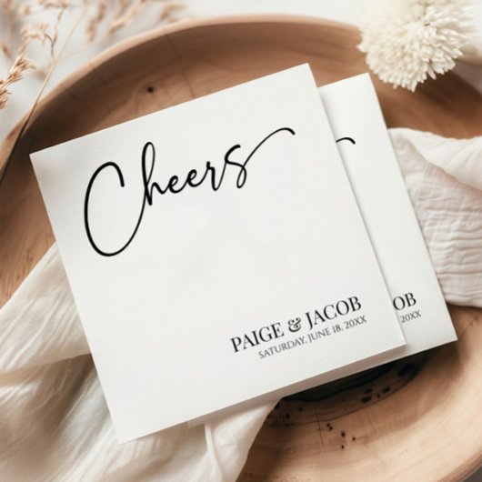 Cheers Classic Moderne Minimal Minimalistische Hoc Serviette