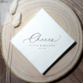 Cheers Cocktail Diagonal Wedding Bar Serviette