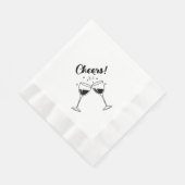 Cheers Cocktail Party Serviette (Ecke)