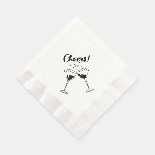 Cheers Cocktail Party Serviette (Ecke)