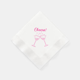 Cheers Cocktail Party Serviette