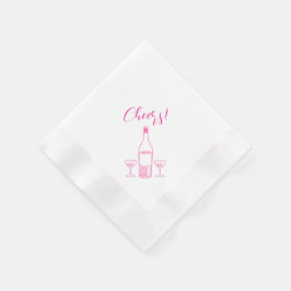 Cheers Cocktail Party Serviette