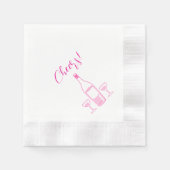 Cheers Cocktail Party Serviette (Vorderseite)