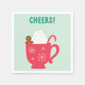 Cheers Cocoa Napkin Serviette (Vorderseite)