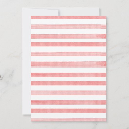 Cheers Coed Girl A Baby Braut Babydusche Einladung (Rückseite)