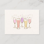 Cheers Couples Coed Polterabend Enclosure Card Begleitkarte (Rückseite)