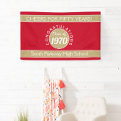 CHEERS CUSTOM 50 Yr Wiedersehen-Banner Banner (Insitu)