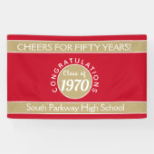 CHEERS CUSTOM 50 Yr Wiedersehen-Banner Banner (Horizontal)