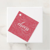 Cheers Custom Holiday Weihnachtsaufkleber oder Lab Geschenkanhänger (Beispiel)