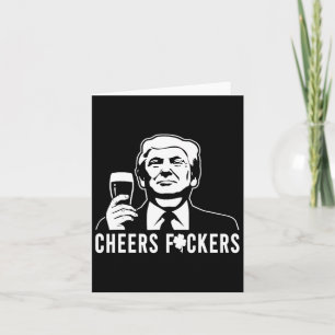 Cheers Donald Trump St Patricks Day Cheers Ers Karte