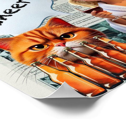 Cheers - drink up poster (Ecke)