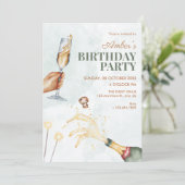 Cheers Einladung (Stehend Vorderseite)