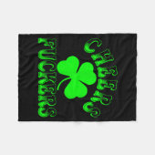 Cheers Forers Irish St Patricks Day Shamrock Tee Fleecedecke (Vorderseite (Horizontal))