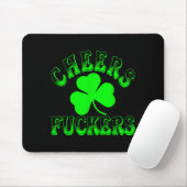 Cheers Forers Irish St Patricks Day Shamrock Tee Mousepad (Mit Mouse)