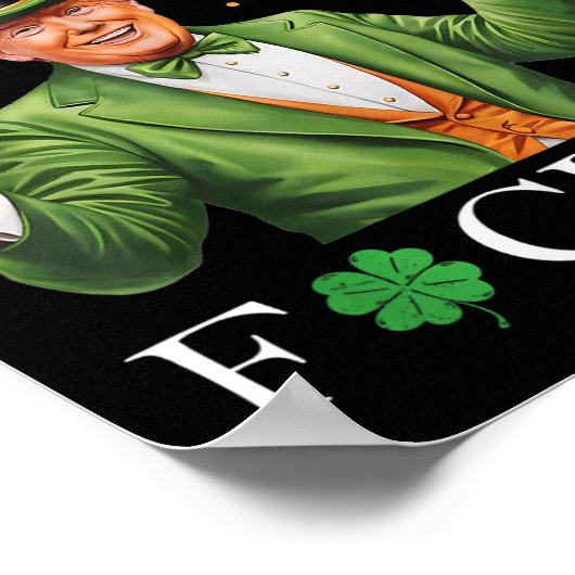 Cheers Forers St Patricks Day Funny Beer Drinks Poster (Ecke)