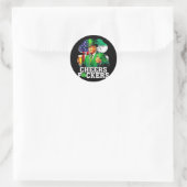 Cheers Forers St Patricks Day Funny Beer Drinks Runder Aufkleber (Tasche)