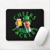 Cheers Forers St Patricks Funny Trump Leprechaun B Mousepad (Mit Mouse)