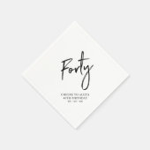 Cheers Forty | Modernes Erwachsenenalter 40. Gebur Serviette (Ecke)